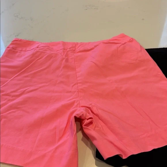 Lulu-B Women's Black and Pink Shorts Set - Picture 6 of 8
